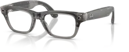 Ray-Ban Meta Blayzer Optics Transparent Ice Grey 54
